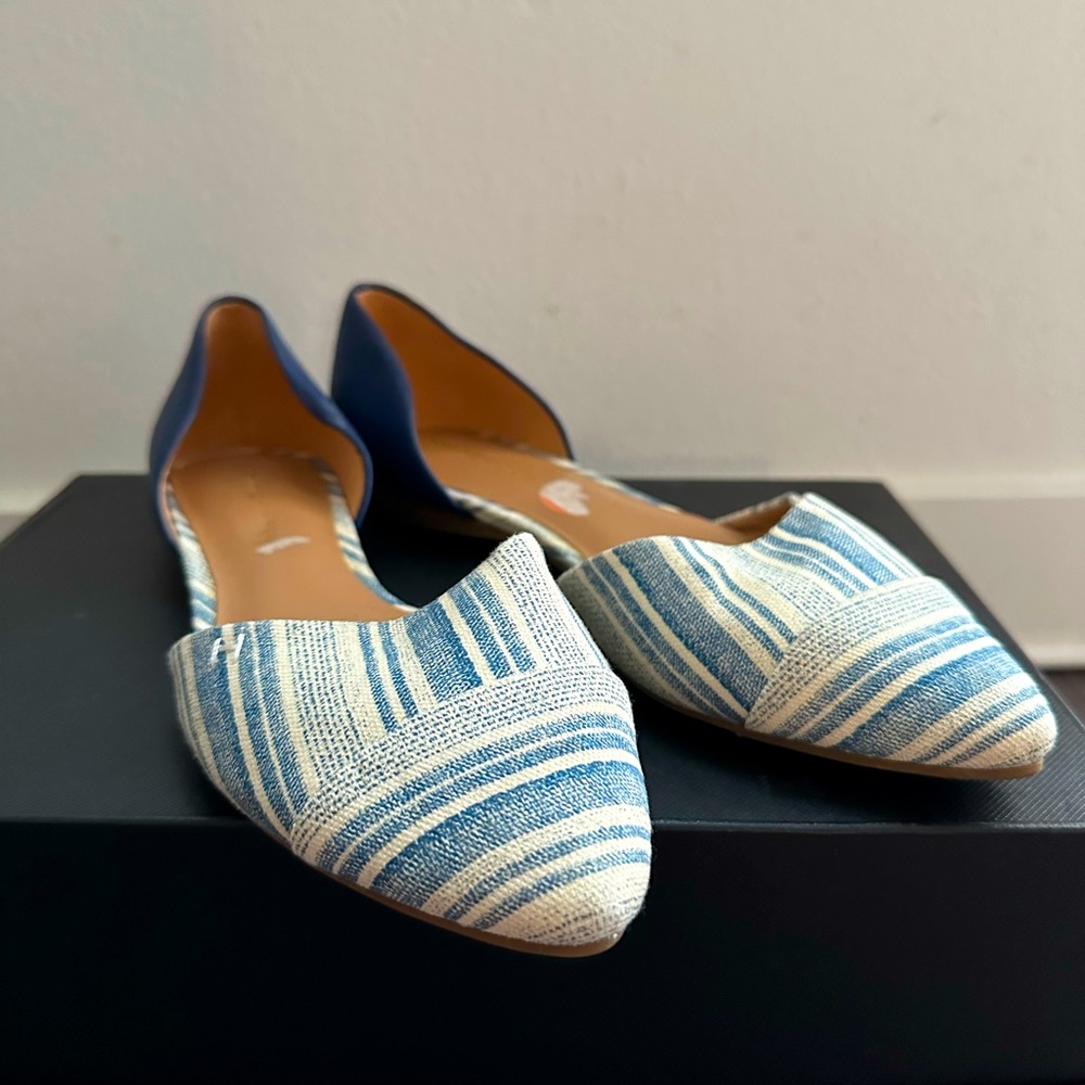 Tommy Hilfiger Women’s Jeans Pattern Pointed Toe Flats 7M